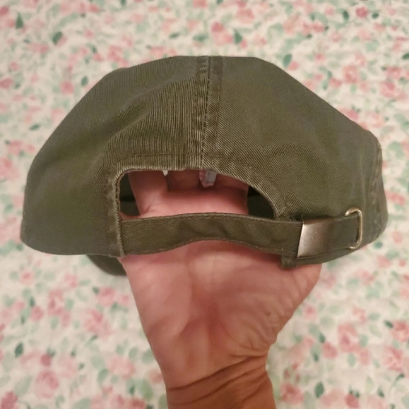 Patriotic Army Green Hat - Picture 2 of 2